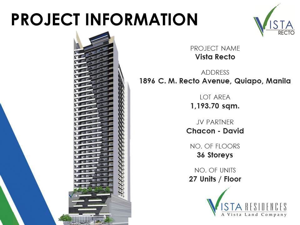 Vista Residences Recto Condominium 1896 Cm Recto Avenue Manila